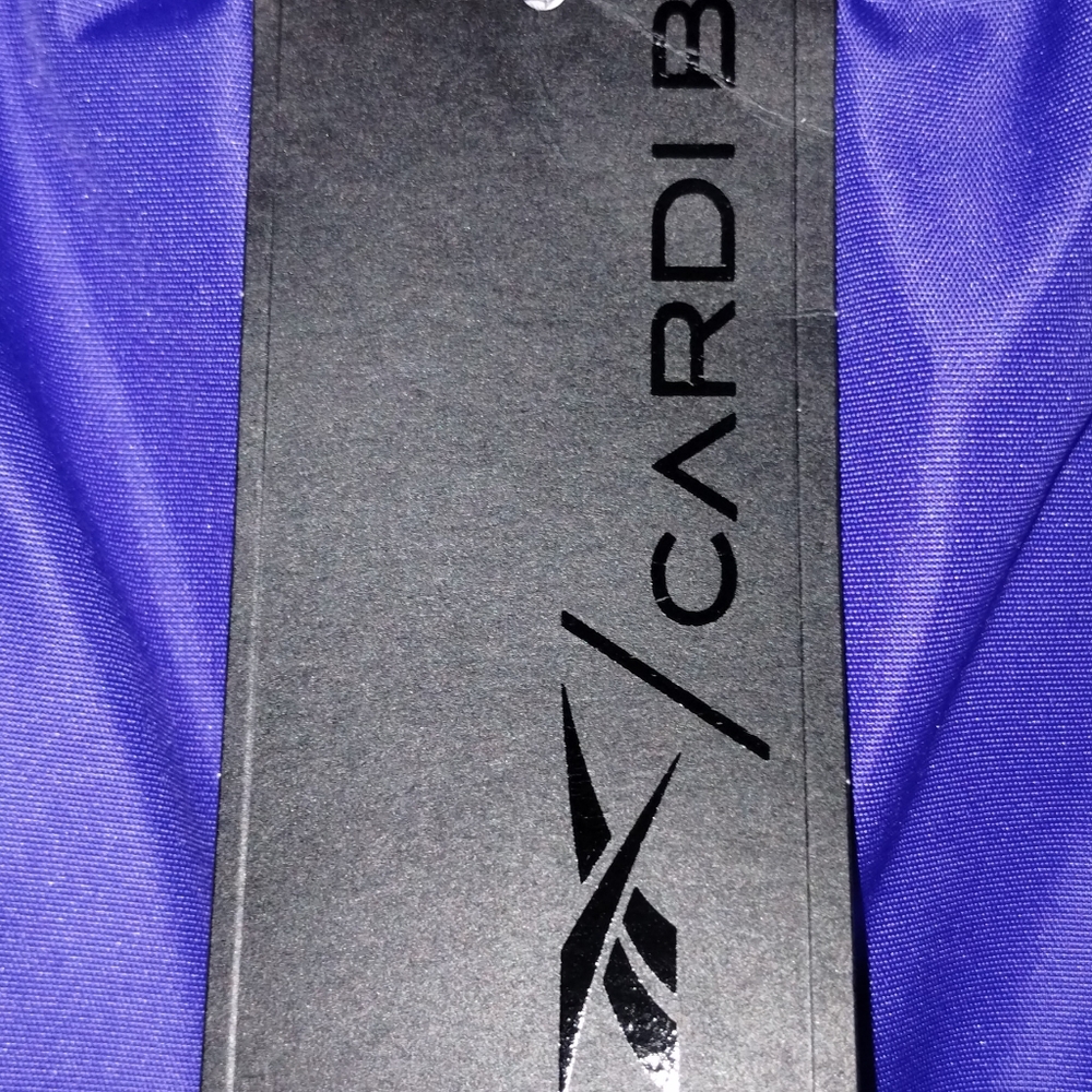 Reebok Cardi B Woven Pants Purple Size L NWT